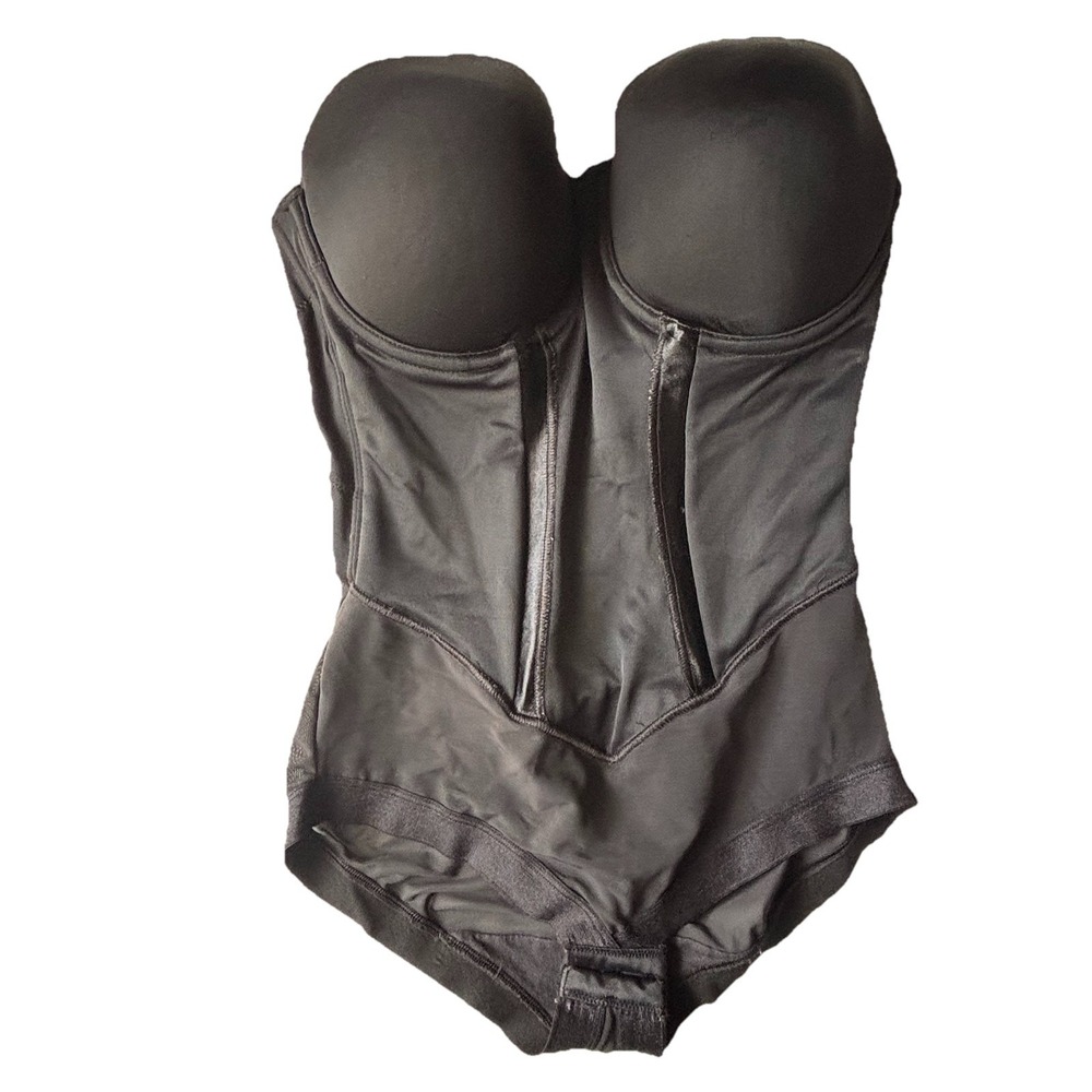 Maidenform Flexees 34DD Underwire Shaping Bodysuit Smooth Firm Control 1256 EUC